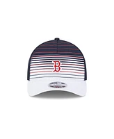 New Era Men's Navy Boston Red Sox Gradient 9FORTY M-Crown Adjustable Hat