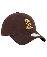 New Era Women's Brown San Diego Padres Preppy Team 9TWENTY Adjustable Hat
