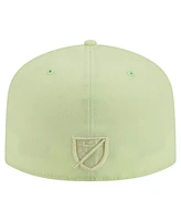 New Era Men's Green Austin Fc Color Pack A-Frame 59FIFTY Fitted Hat
