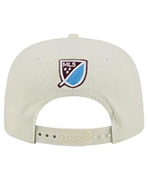 New Era Men's Cream Colorado Rapids 2025 Kickoff Snapback Golfer Hat