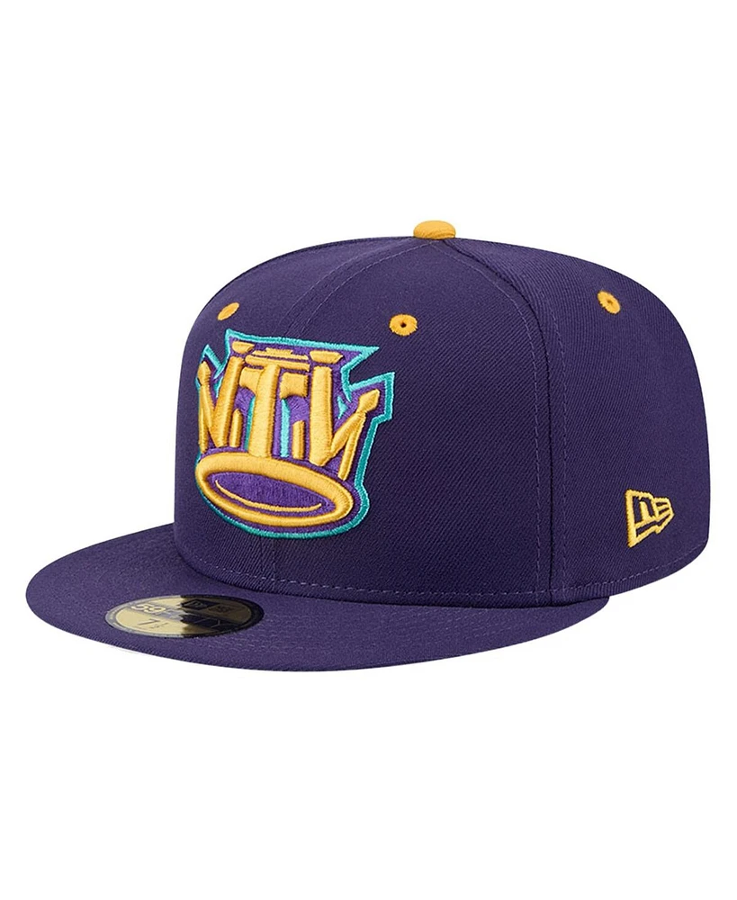 New Era Men's Purple Brooklyn Cyclones Copa de la Diversion 59FIFTY Fitted Hat