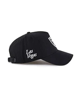'47 Brand Men's Black Las Vegas Raiders Foundation Offside Adjustable Hat