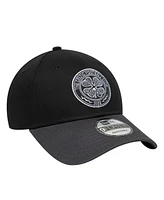 New Era Men's Black/Gray Celtic Contract 9FORTY Adjustable Hat