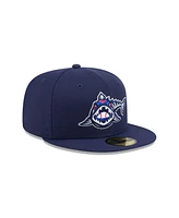 New Era Men's Navy Pensacola Blue Wahoos Theme Nights 59FIFTY Fitted Hat