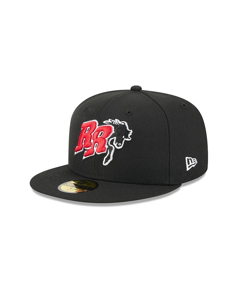 New Era Men's Black Frisco RoughRiders Theme Nights 59FIFTY Fitted Hat