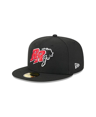 New Era Men's Black Frisco RoughRiders Theme Nights 59FIFTY Fitted Hat