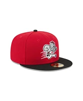 New Era Men's Red Richmond Flying Squirrels Theme Nights 59FIFTY Fitted Hat