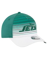 New Era Men's White/Green New York Jets Adventure Gradient 9FORTY M-Crown A-Frame Adjustable Hat