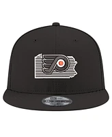 New Era Men's Black Philadelphia Flyers State Pride 9FIFTY Snapback Hat