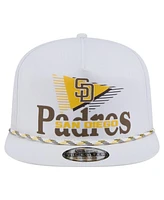 New Era Men's White San Diego Padres Collide Golfer Snapback Hat