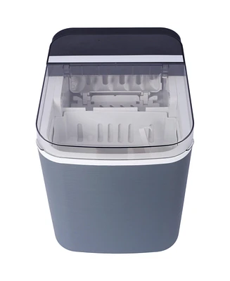 Casainc Portable Ice Machine, 26 lbs/Day, 9 Ice Cubes in 6 Mins, Etl & Fda Certified for Home & Kitchen