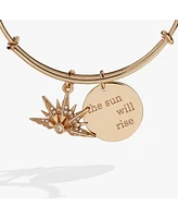 The Sun Will Rise Duo Charm Bangle Bracelet