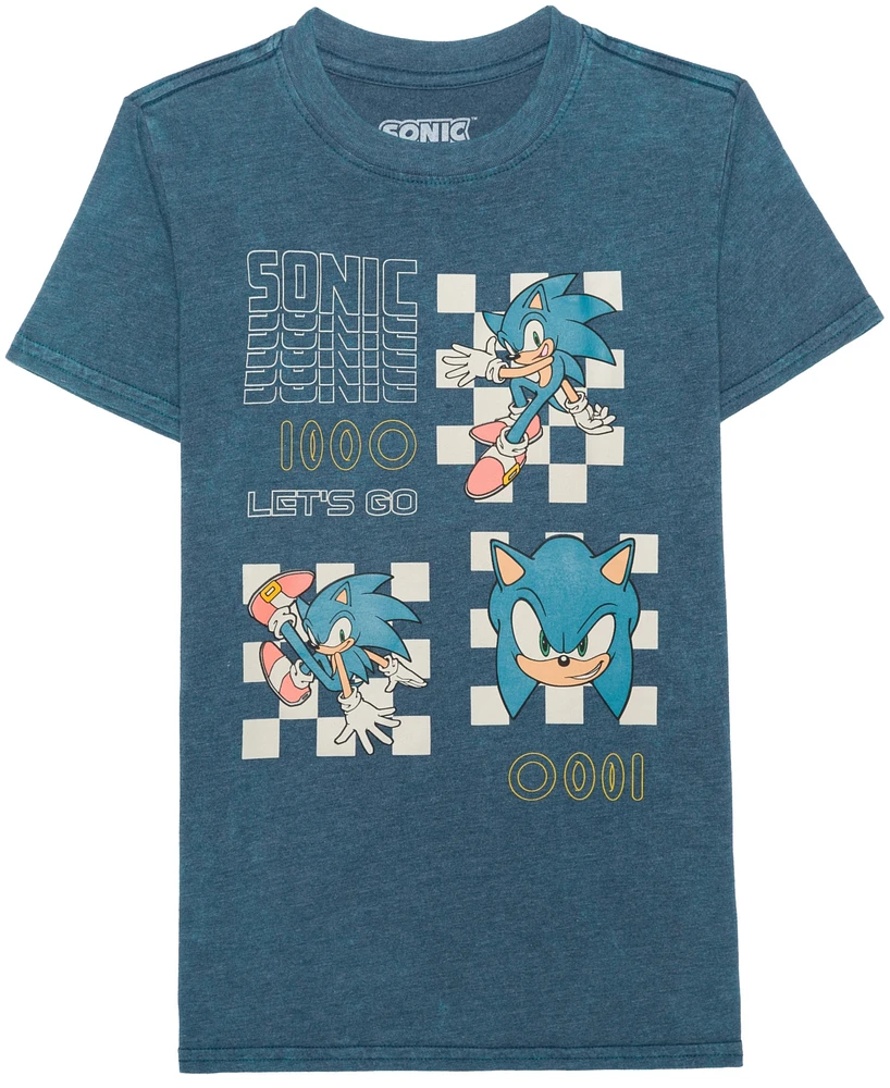 Sonic Big Boys Short Sleeve T-Shirt