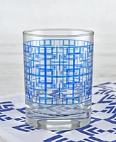 Frank Lloyd Wright Millard Block Double Old Fashioned Glasses, Set of 4