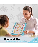 Plastic Clipboard Memo Yellow, Mini Translucent Low Profile Clip Board, Hangable Small Clipboard, 9” x 6”, Holds 100 Sheets, 1 Pc