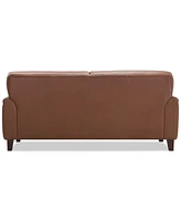 Ashlinn 82" 2 Seat Leather Sofa, Exclusively at Macy's