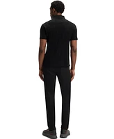 Porsche x Boss Mercerized Cotton Houndstooth Polo shirt