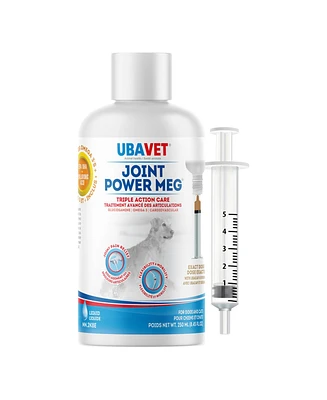 Ubavet Joint Power Meg Maximum Joint Care Liquid for Cats and Dogs – (8.45fl oz / 250ml)