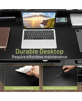 Study Laptop Table with Drawer and Keyboard Tray