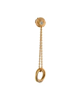 Pre-Owned Cartier Trinity Diamond Drop Earrings 18K Tricolor Gold