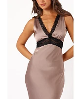 Petal and Pup Women's Brennan Maxi Slip Dress