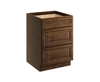 Casainc W24" X H34.5" D24" Kitchen Cabinet Floor Base With 3 Drawers