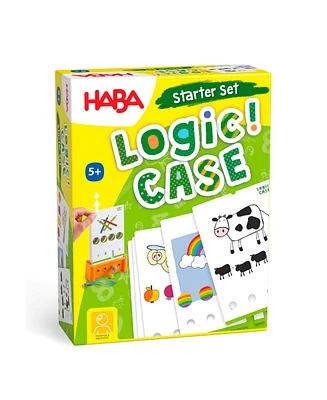 Haba Logic! Case Starter Set - Brain Building Puzzles for Ages 5+