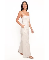 Petal and Pup Women's Metra Scalloped Jumpsuit
