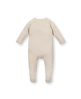 Hope & Henry Baby Organic Raglan Footed Sweater Romper