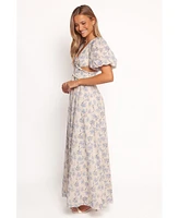 Petal and Pup Women's Jemima Puff Shoulder Maxi Dress