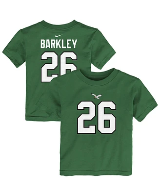 Nike Toddler Saquon Barkley Kelly Green Philadelphia Eagles Player Name Number T-Shirt