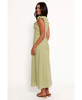 Petal and Pup Women's Ensley Flutter Sleeve Maxi Dress
