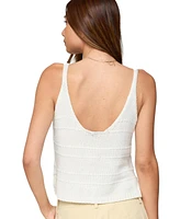 Edikted Women's Mikinley Split Front Knit Tank Top