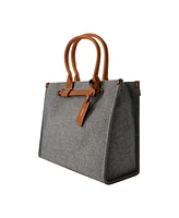 Jason Wu Structured Grey Felt Tote