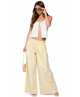 Edikted Women's Lennon Ultra Wide Leg Pants
