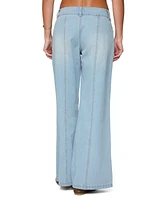 Edikted Women's Charlie Panel Stitch Low Rise Jeans