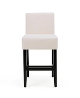 Elegant and Sharp Counter Stools with Soft Fabric or Bonded Leather