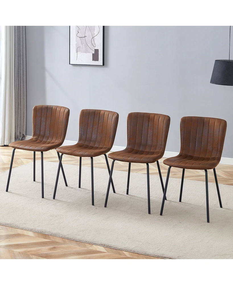 Luxury Minimalist Dining Chairs - Set of 4