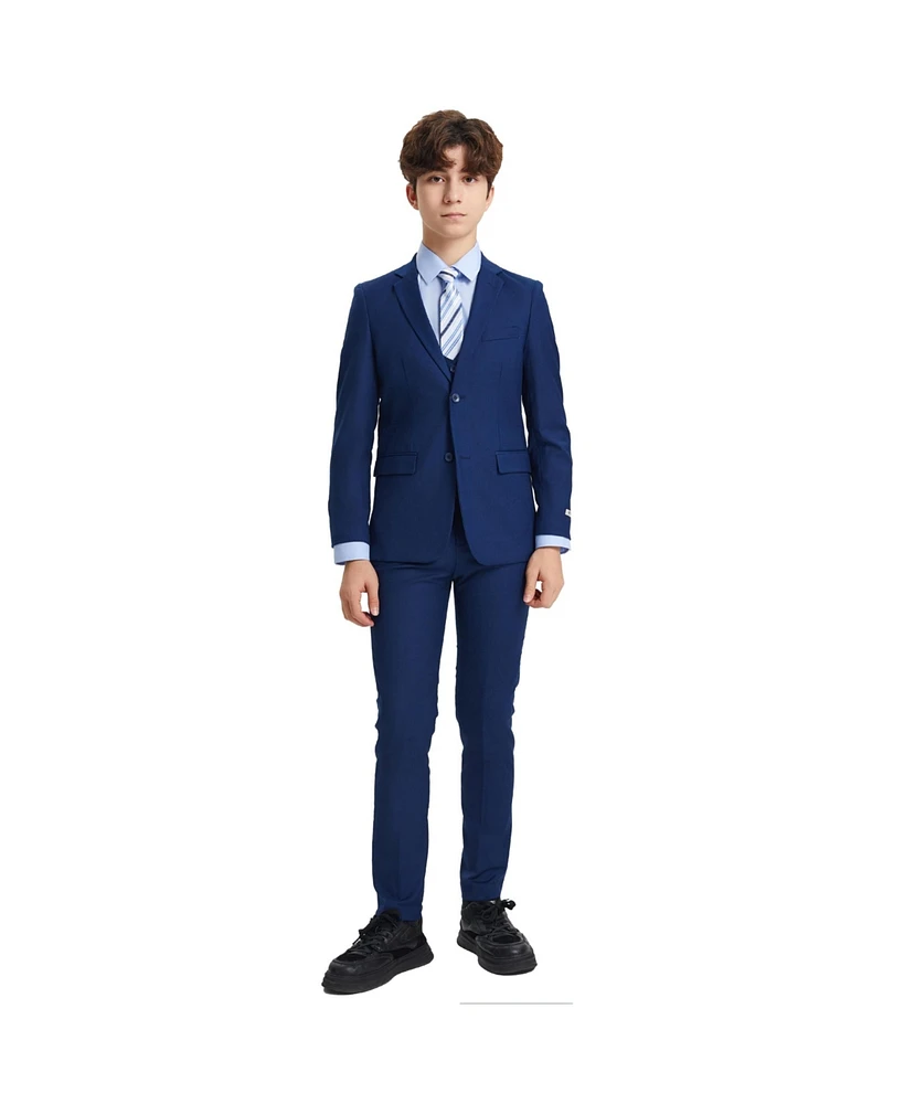 Stacy Adams Little Boys Indigo 5 Pc Suits
