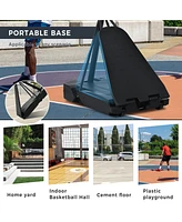 Portable Basketball Hoop System ,8-10ft Height Adjustable for Youth Adults Led Basketball Hoop Lights