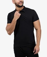 X-Ray Men's Short Sleeve New Rib Polo Shirt
