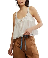 Free People Women's Stevie Lace-Trim Sleeveless Tank Top
