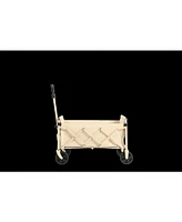 Folding Beach Wagon - Heavy Duty, Portable, Outdoor Cart