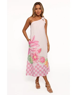 Petal and Pup Women's Reagan One Shoulder Midi Dress