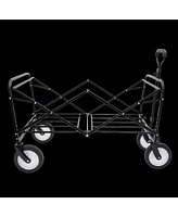 Collapsible Utility Wagon Cart - 360lb, All-Terrain, Orange