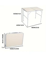 Small outdoor folding table