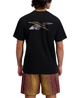 Reebok Men's Athlete Hype Logo Graphic Cotton T-Shirt