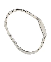 Pre-Owned Cartier Tank Allongee Laniere Quartz Watch in White Gold with Diamond Bezel 14mm