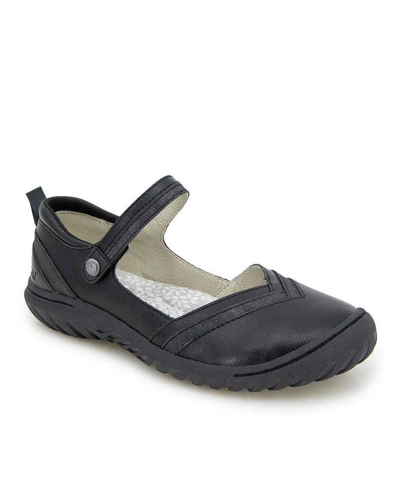 Jbu Women's Raven Round Toe Flats