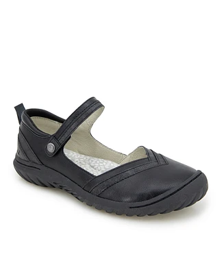 Jbu Women's Raven Round Toe Flats